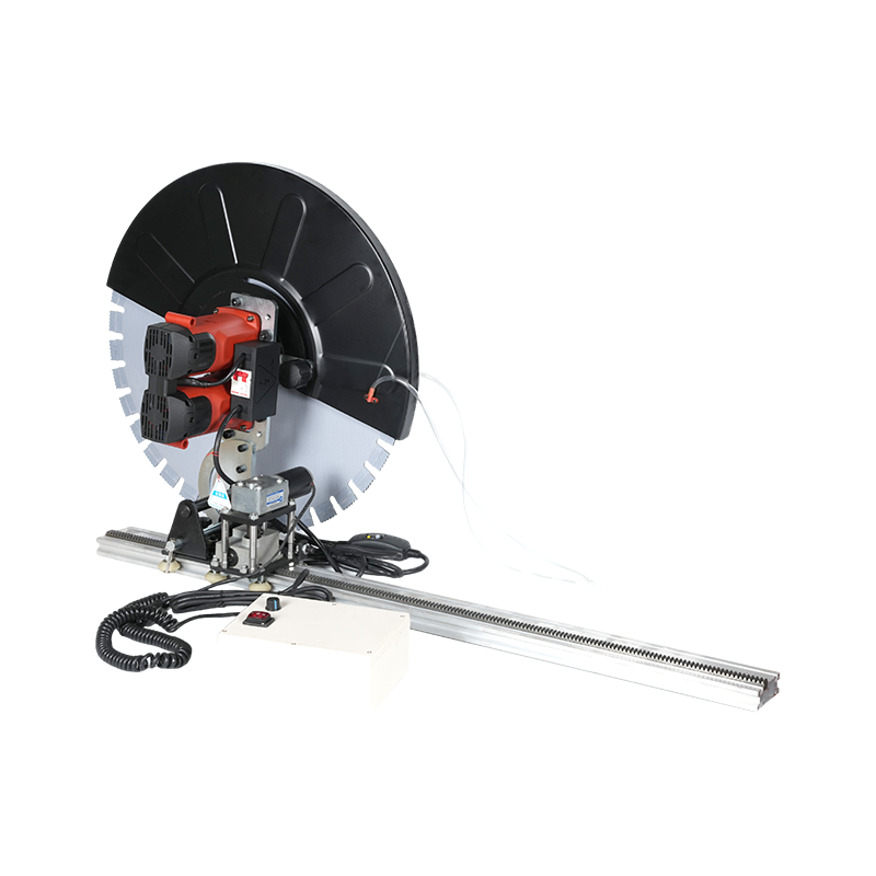 Cortadora de ranuras para pared con doble motor y engranajes reductores