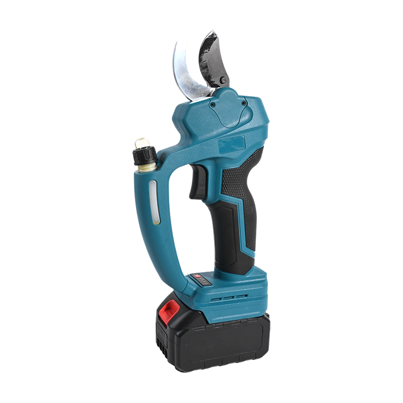 Tijeras de podar de litio con engrase automático